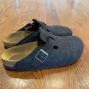 Birkenstock Wool Felt Boston Clogs 39